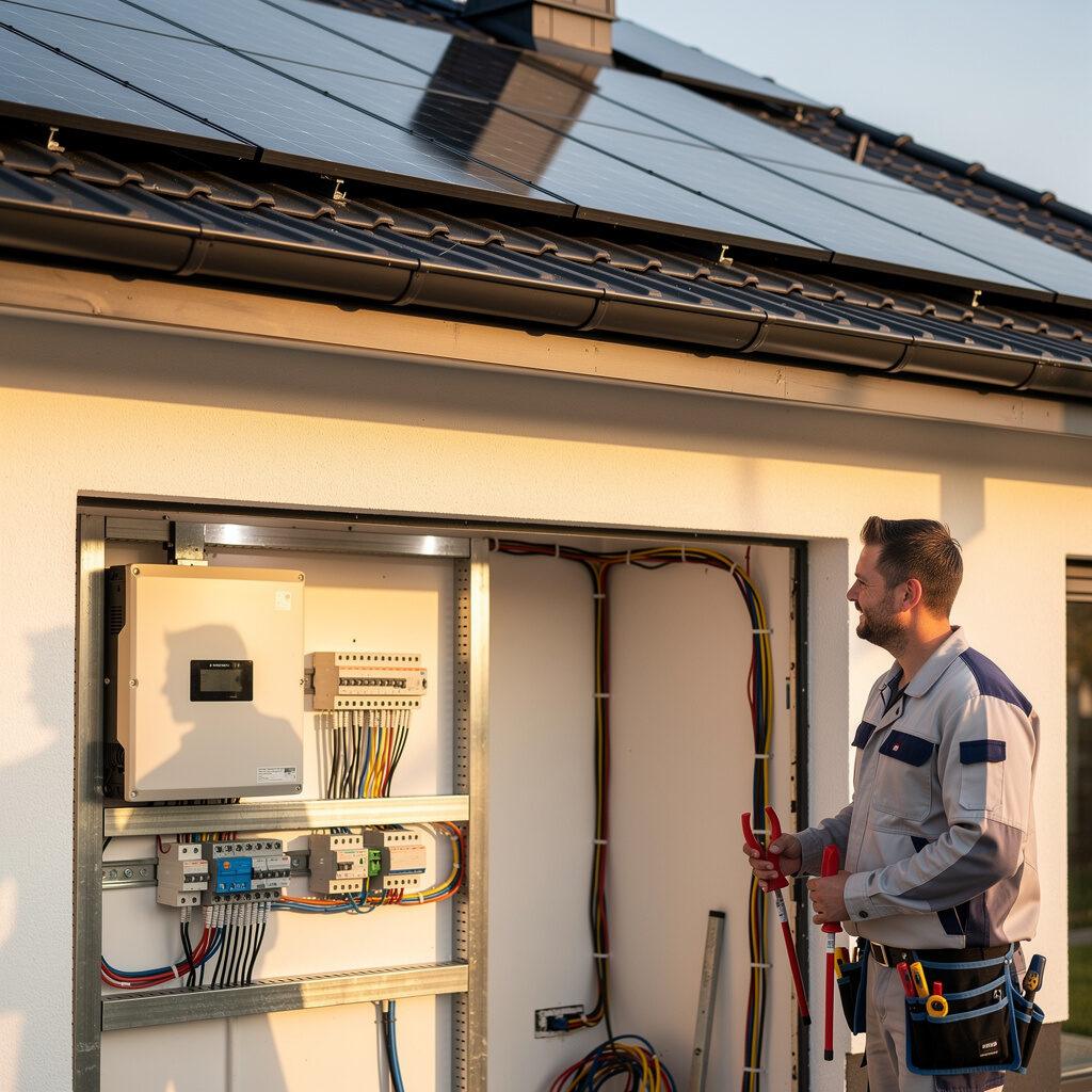 Integration Solartechnik Hauselektronik – Bechtold Solar-Technik GmbH