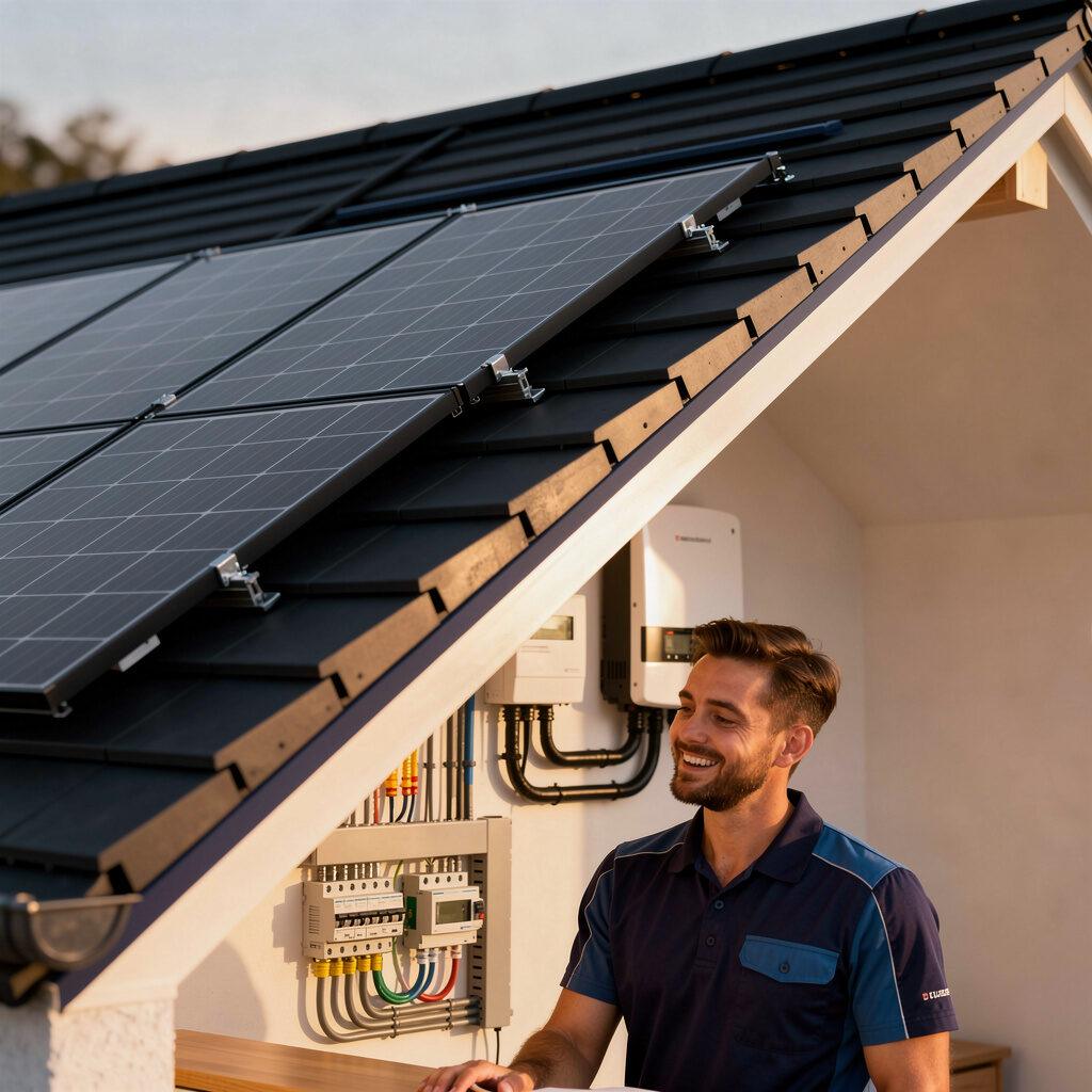 Integration Solartechnik Hauselektronik – Bechtold Solar-Technik GmbH